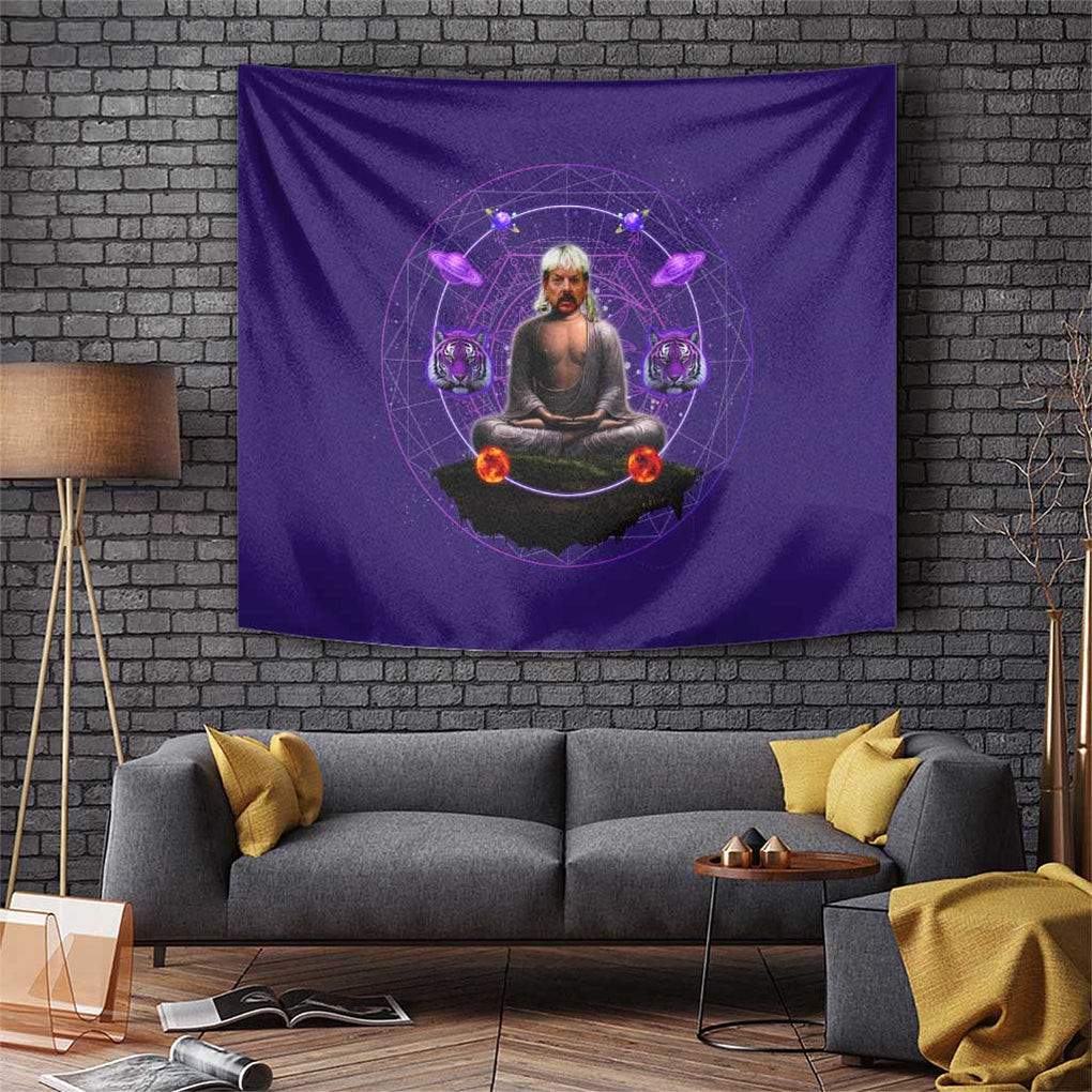 Tiger King Trippy Joe Exotic Astral Meditation Tapestry Trippy Style