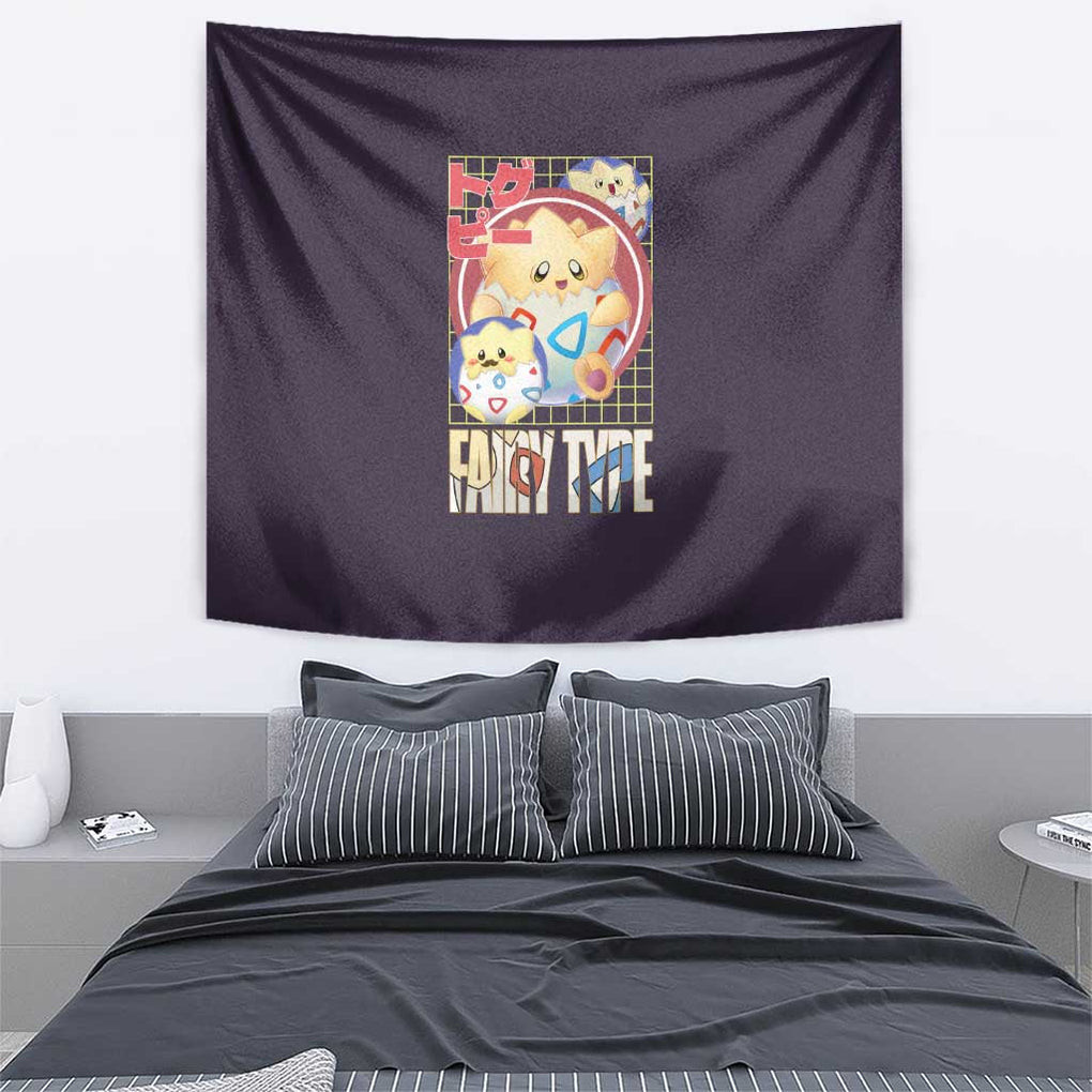 Togepi Poke Tapestry Anime Style