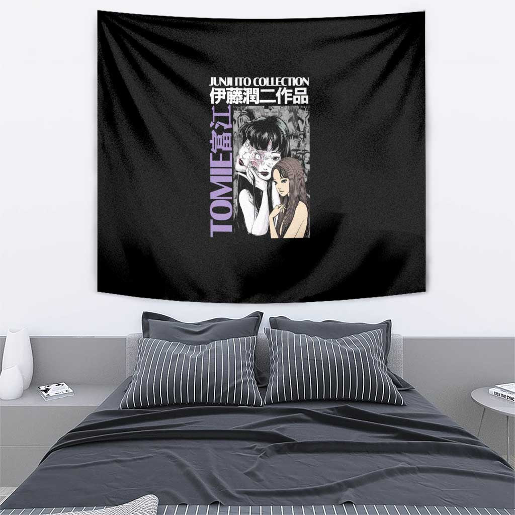 Tomie Junji Ito Collection Tapestry Anime Style