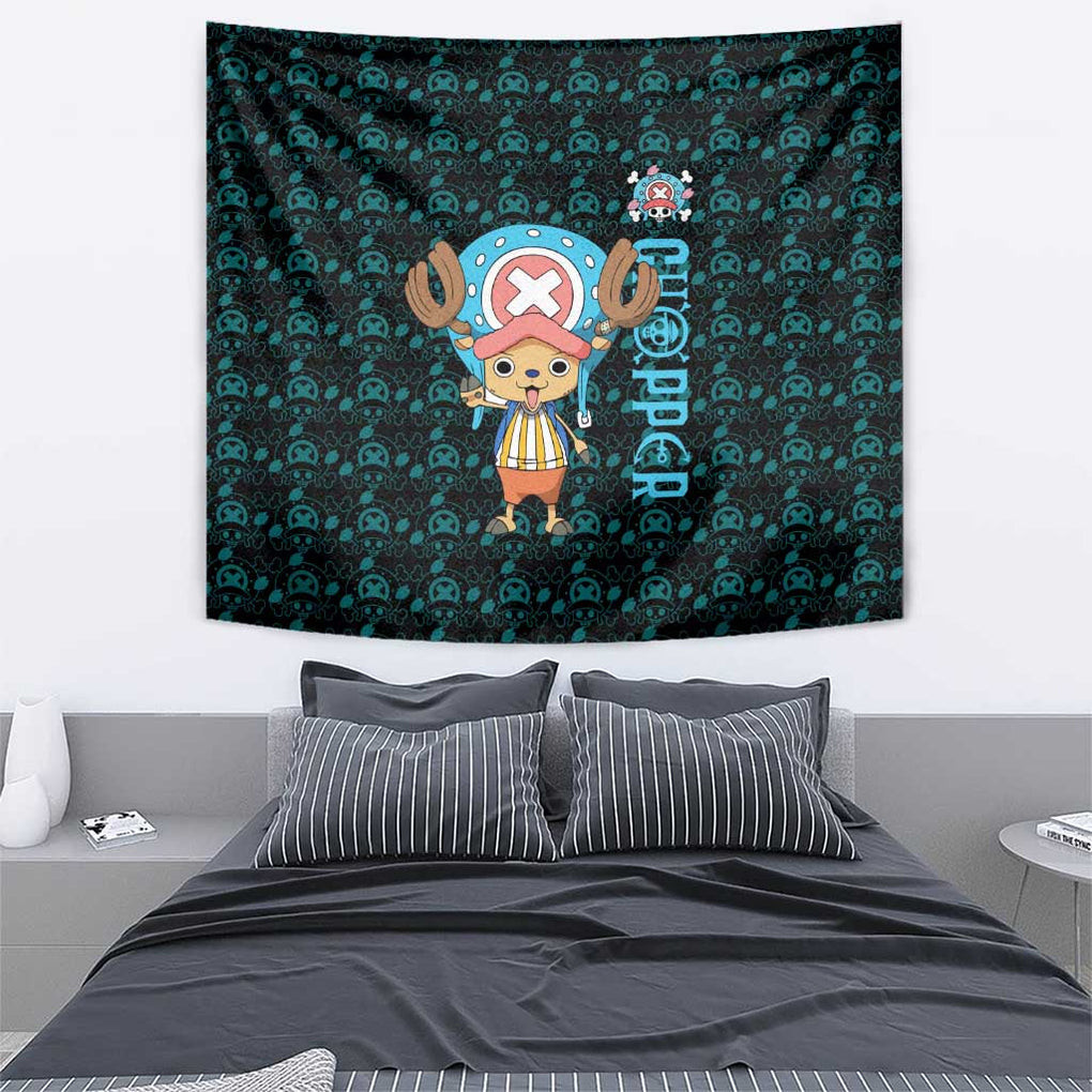 Tony Tony Chopper Straw Hat Team One Piece Tapestry Anime Style