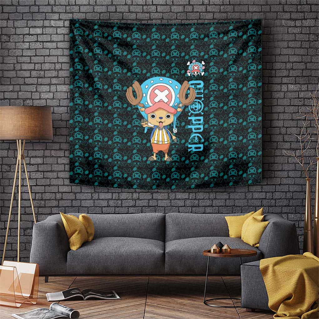 Tony Tony Chopper Straw Hat Team One Piece Tapestry Anime Style