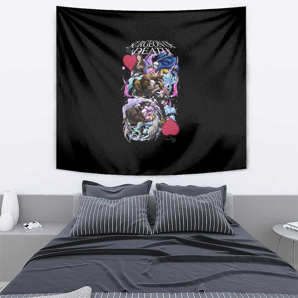 Trafalgar D Law V4 One Piece Tapestry Anime Style