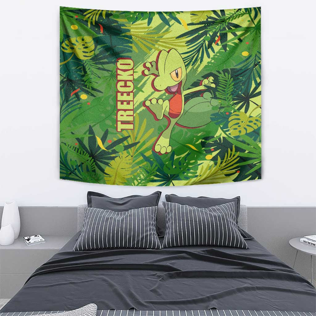 Treecko - Pokemon Tapestry Anime Style 2