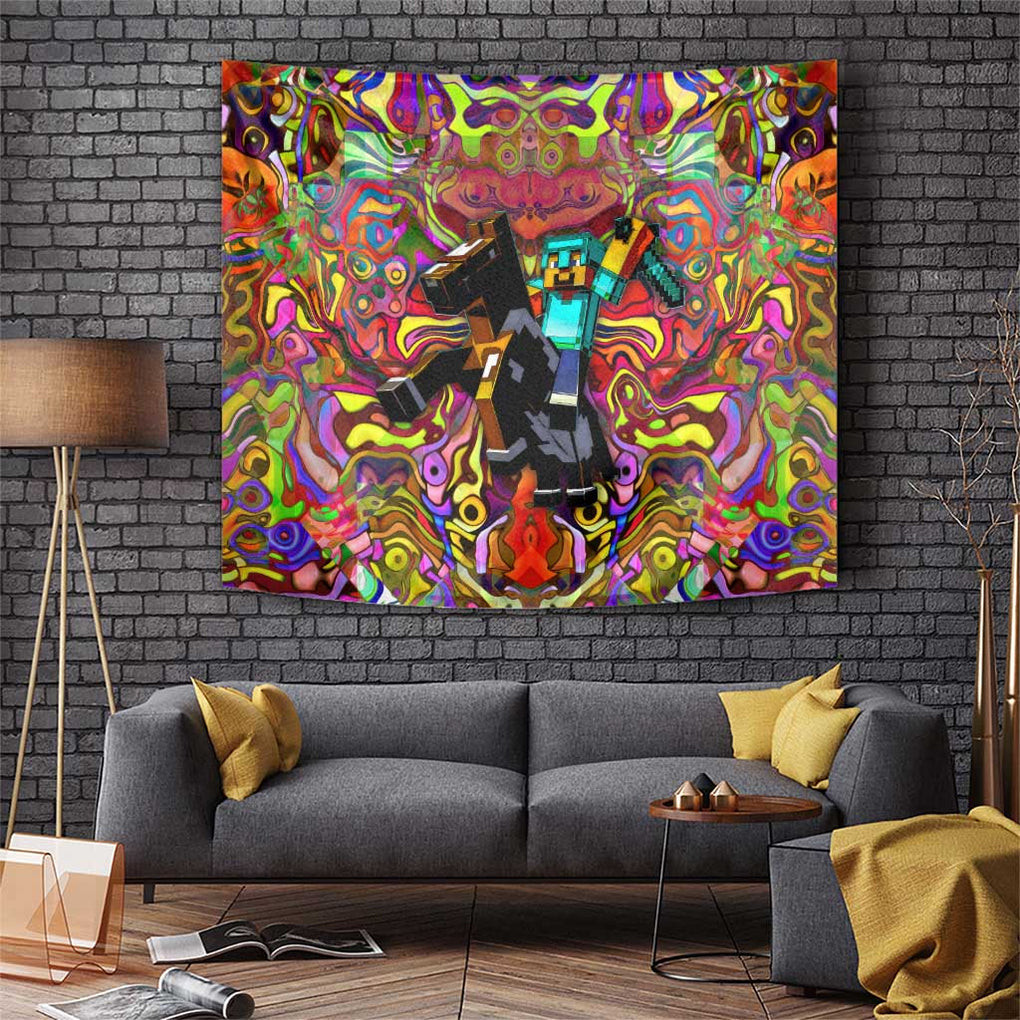 Trippy Minecraft Tapestry Trippy Style