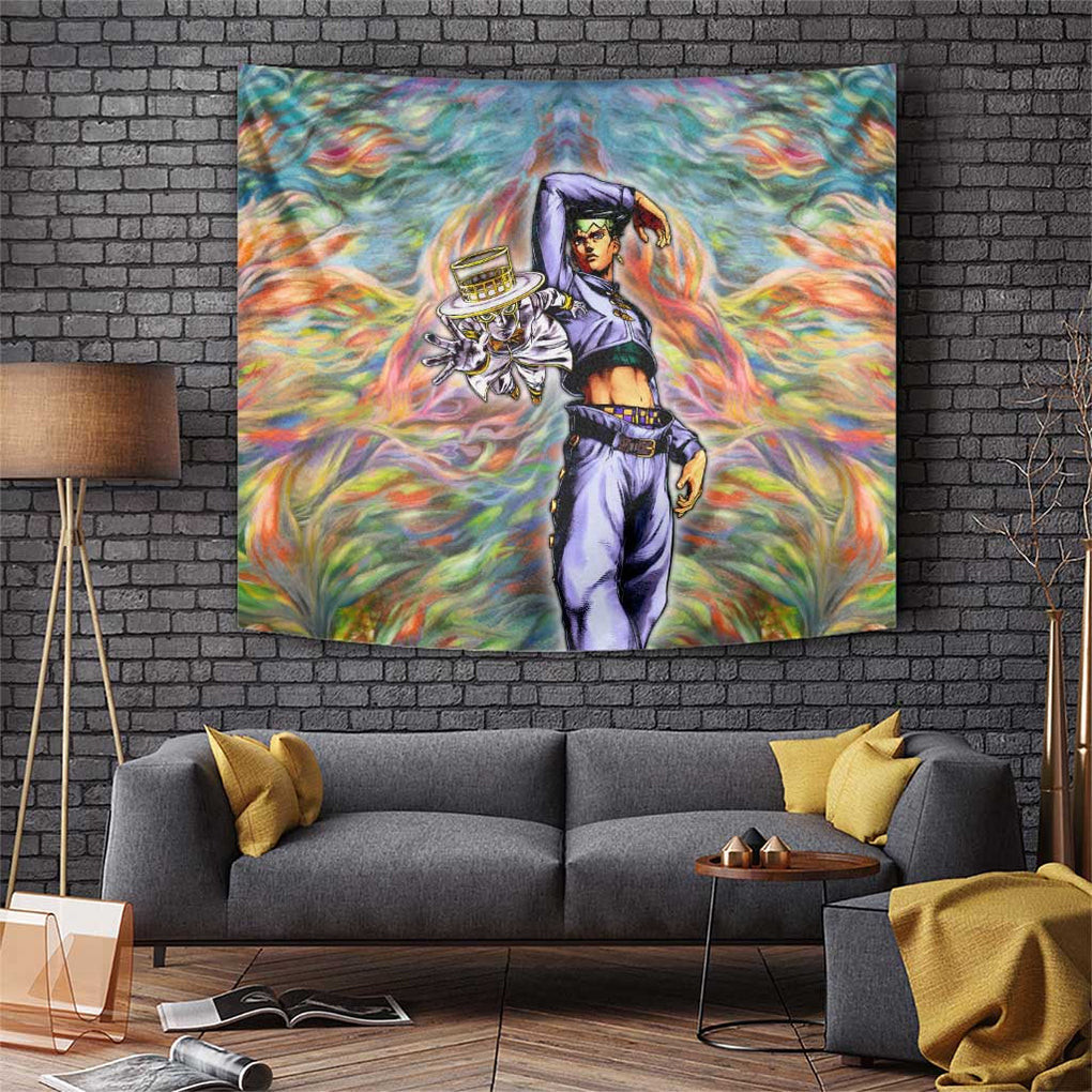 Trippy Rohan Kishibe Heavens Door Jojos Bizarre Tapestry Trippy Style