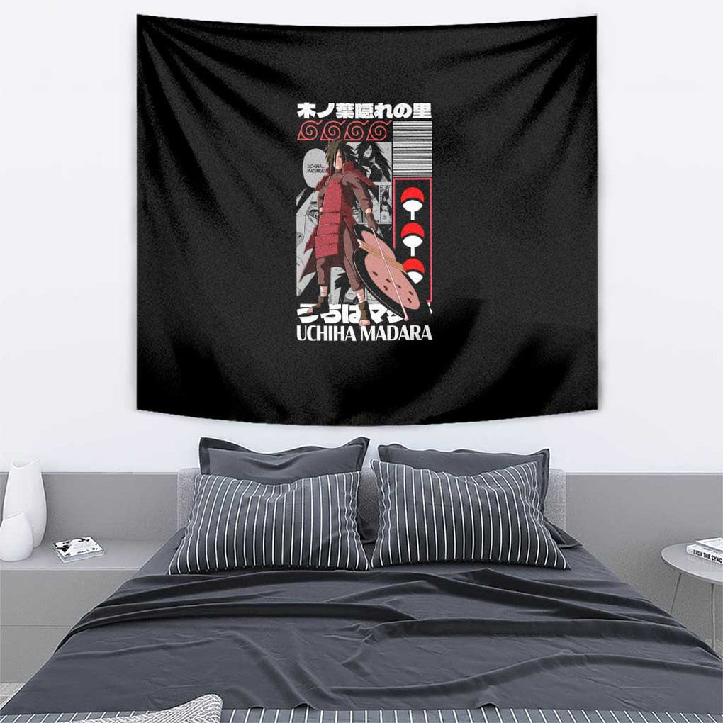Uchiha Madara Naruto Tapestry Anime Style