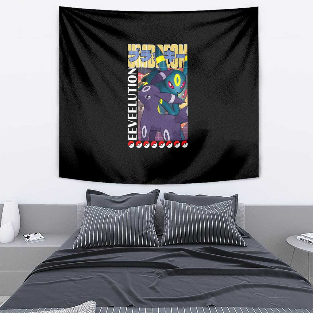 Umbreon V2 Pokemon Tapestry Japan Anime Style