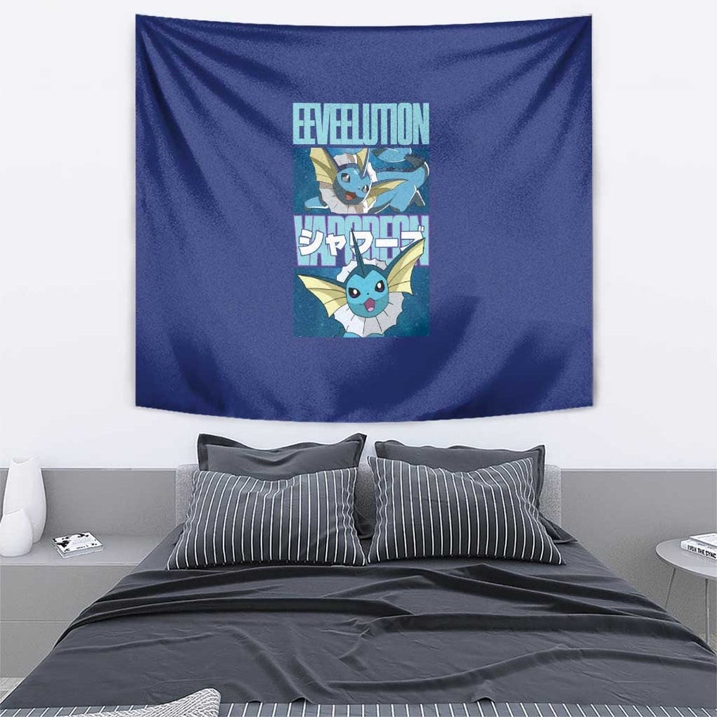 Vaporeon Pokemon Tapestry Anime Style