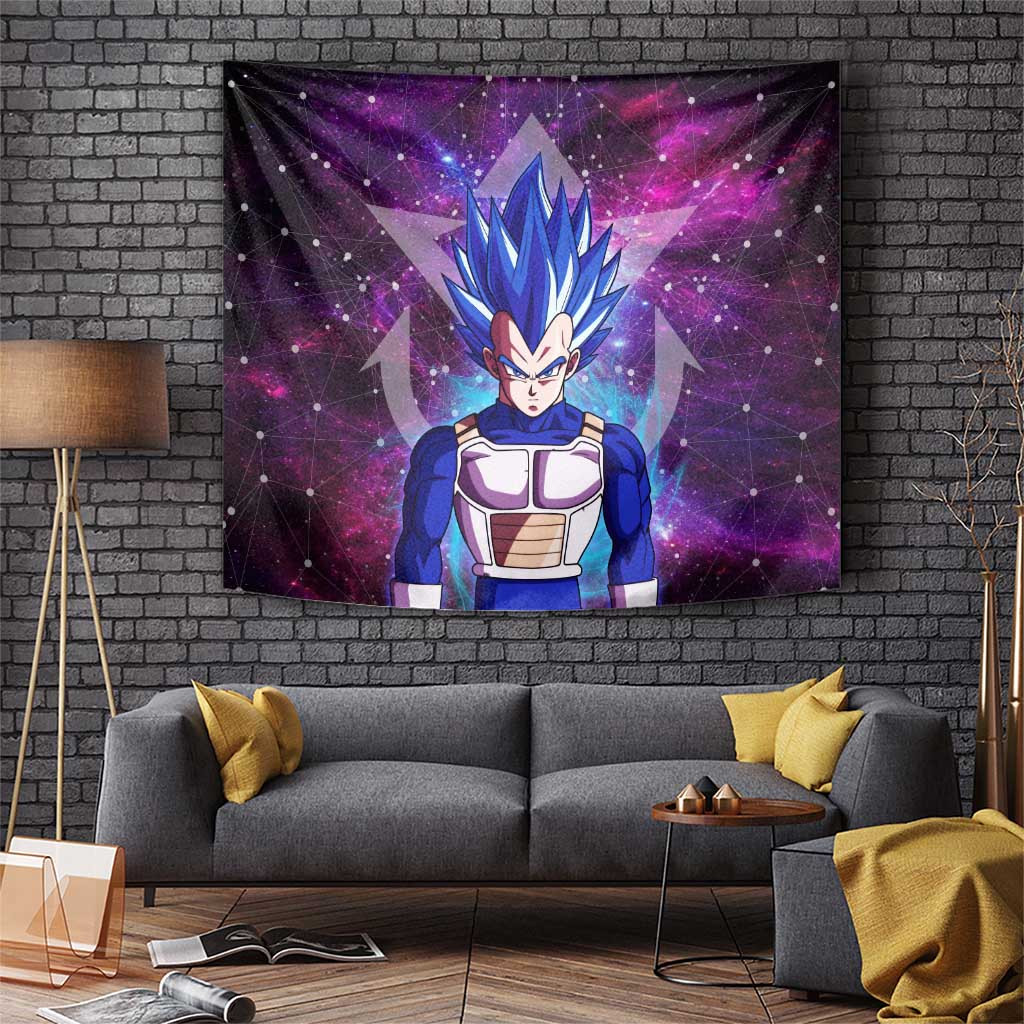 Vegeta Dragon Ball Tapestry With Galactic Warrior Energy