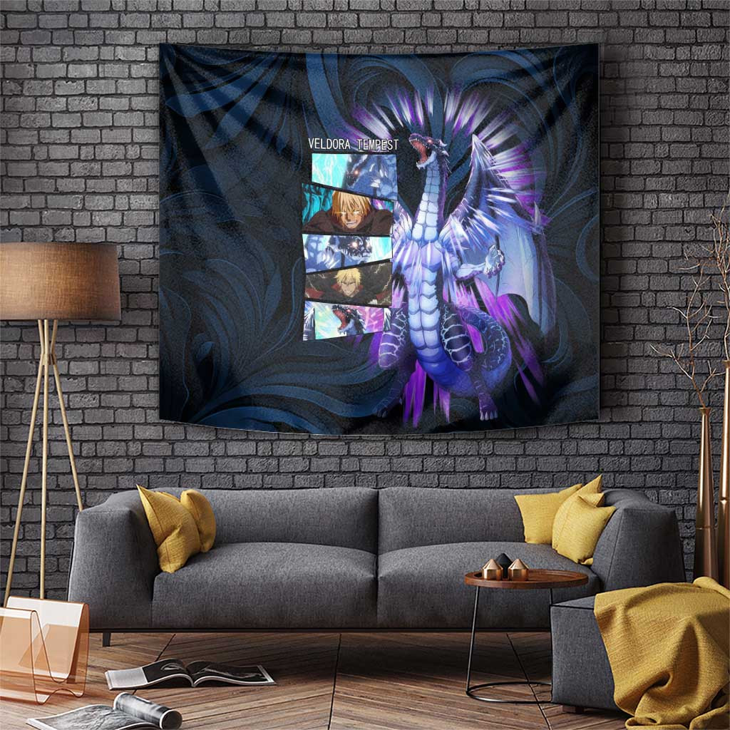 Veldora Tempest Tensei Shitara Slime Datta Ken Storm Dragon Tapestry In Human Form