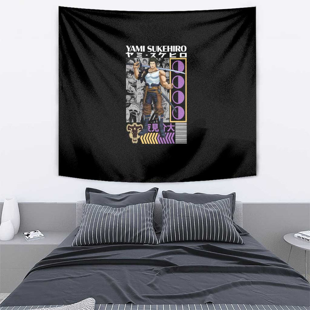 Yami Sukehiro V2 Black Clover Tapestry Anime Style