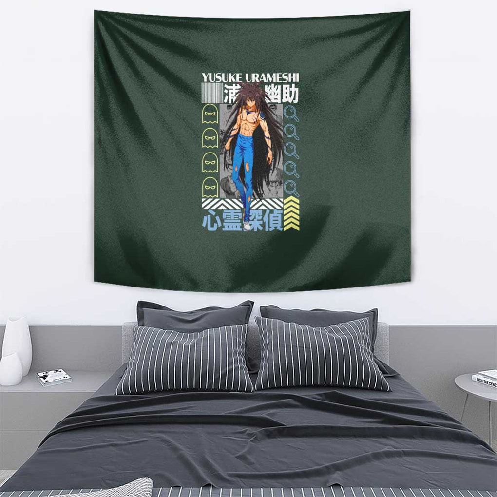 Yusuke Urameshi V2 Yuyu Hakusho Tapestry Anime Style