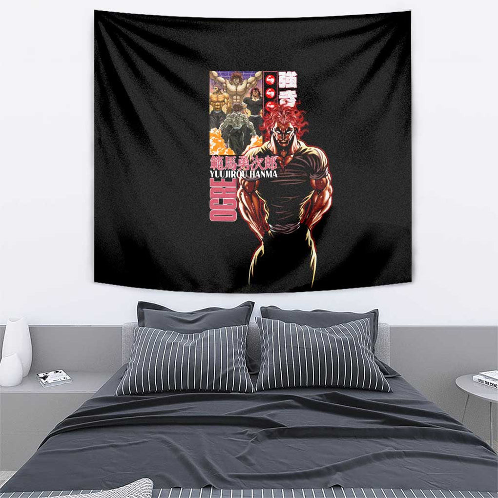 Yuujirou Hanma Baki Tapestry Anime Style