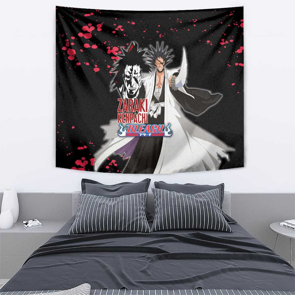 Zaraki Kenpachi Bleach Tapestry Anime Style