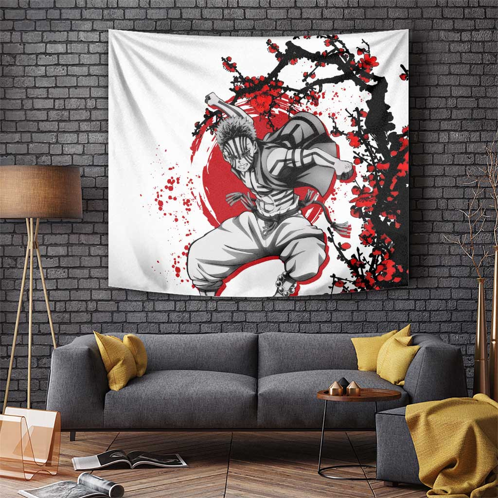 Akaza - Demon Slayer Tapestry Anime Japan Style