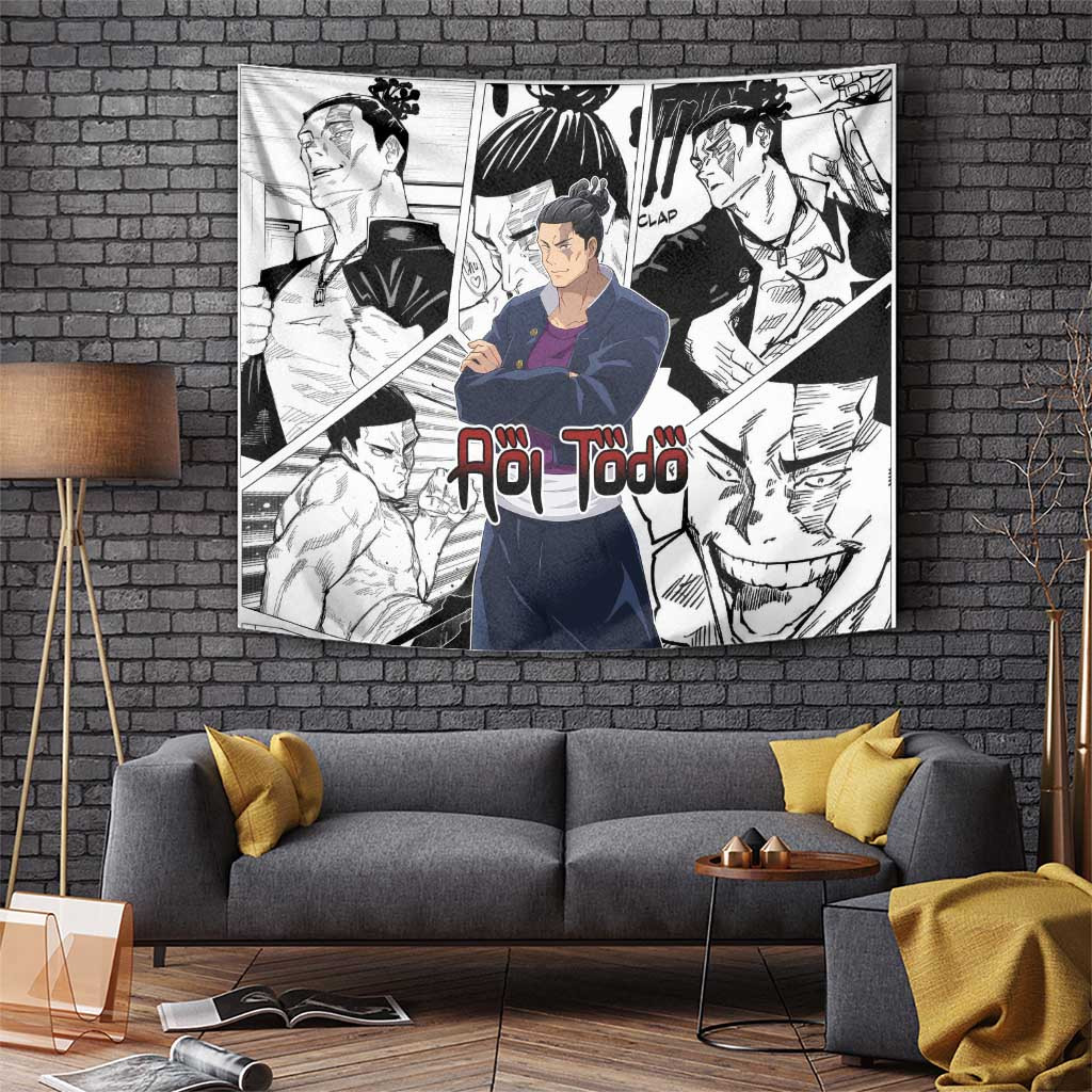 Aoi Todo - Jujutsu Kaisen Tapestry Anime Mix Manga Style