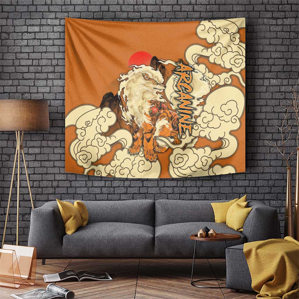 Arcanine - Pokemon Tapestry Anime Japan Art Style