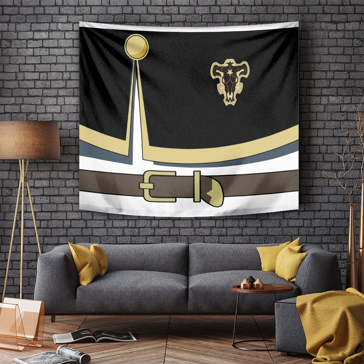 Black Bull Asta Tapestry
