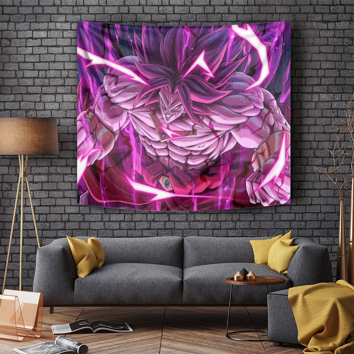 Broly Ultra Ego Anime Tapestry