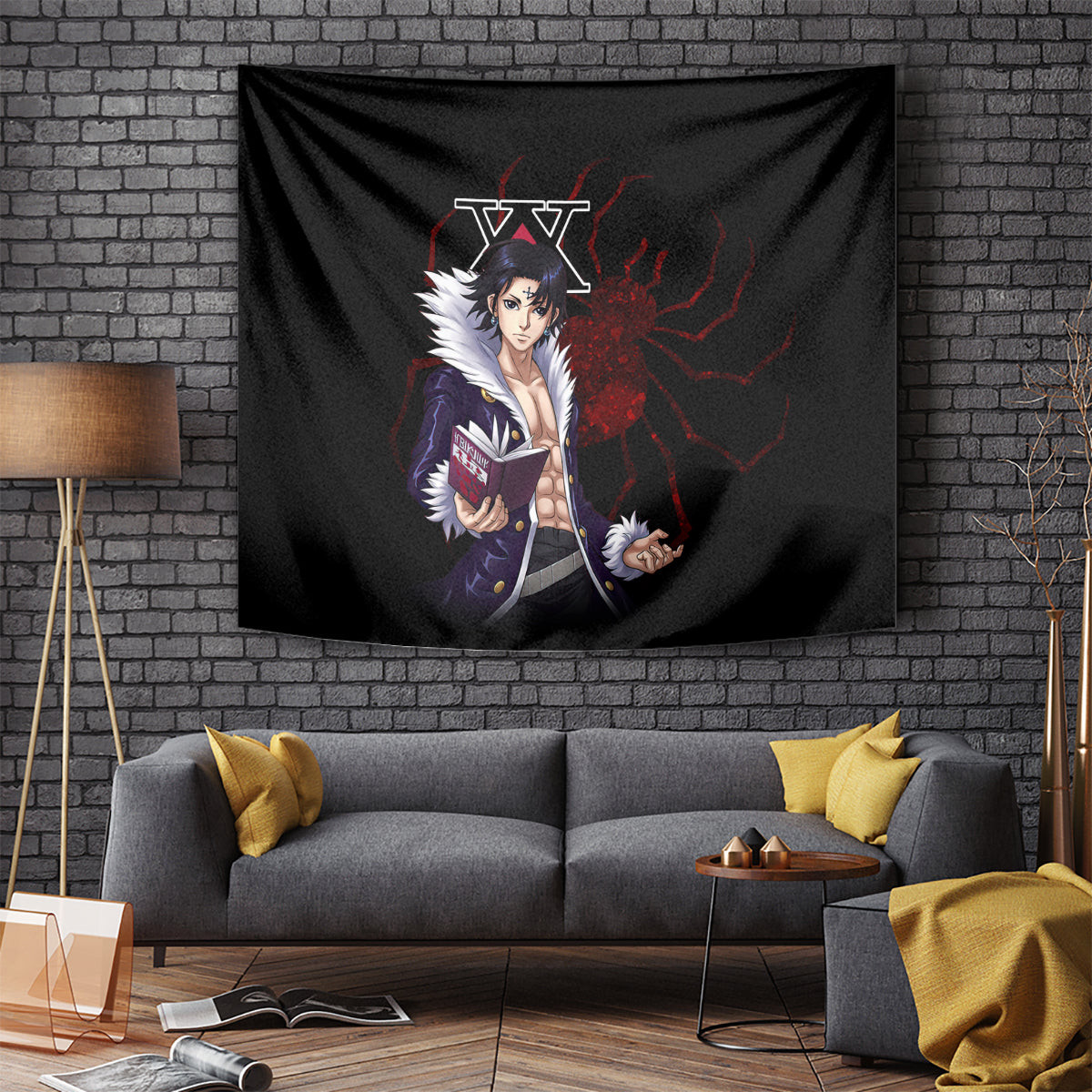 Chrollo Lucilfer Phantom Troupe Tapestry Hunter X Hunter Anime Style