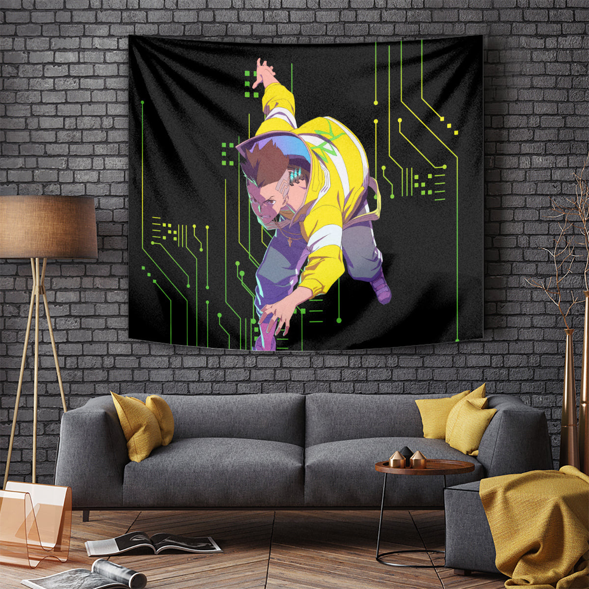 Cyberpunk David Martinez Tapestry