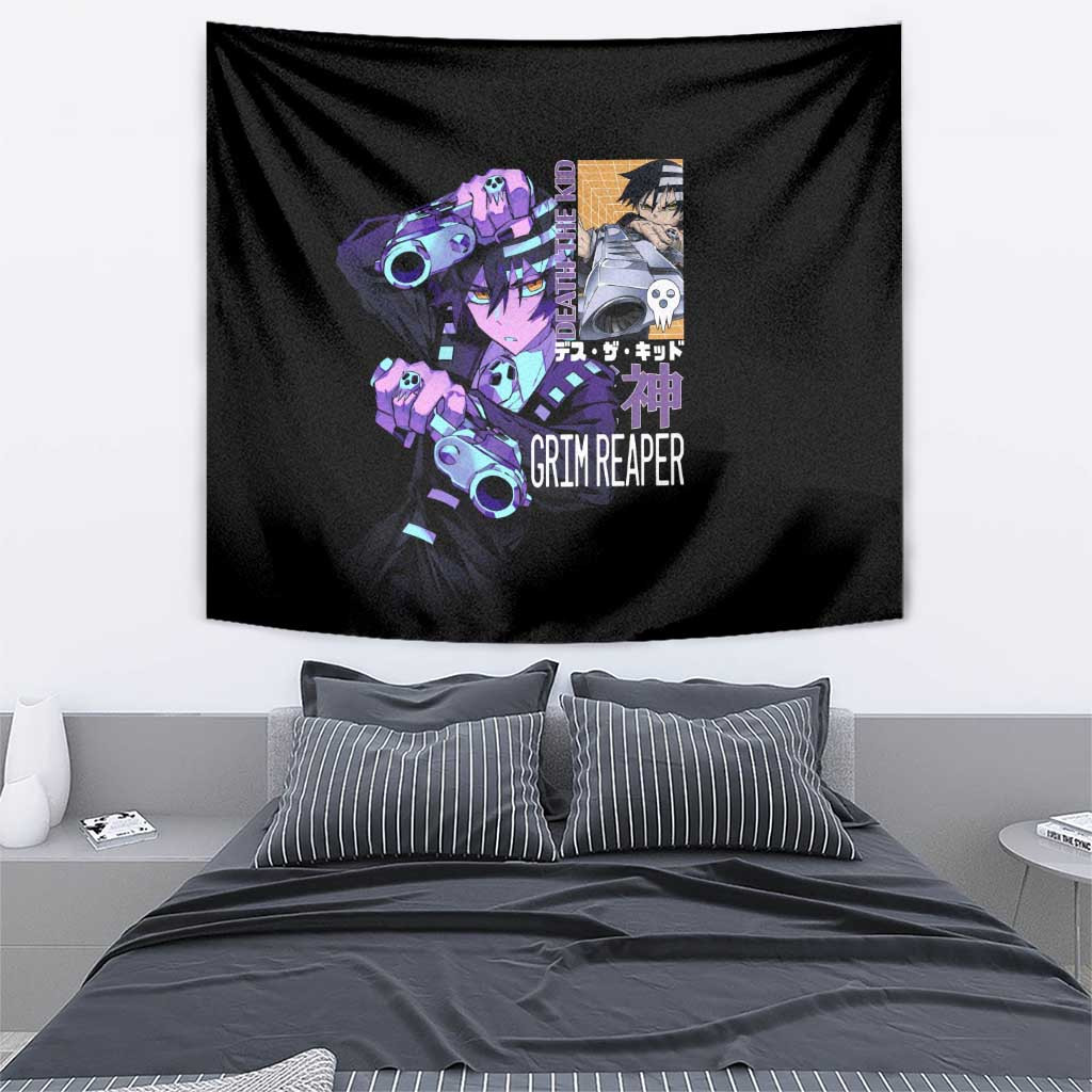 Death The Kid Soul Eater Tapestry Anime Style