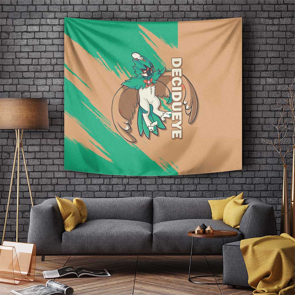 Decidueye - Pokemon Tapestry Anime Style