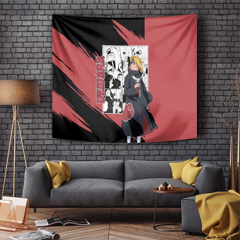 Deidara - Naruto Tapestry Anime Mix Manga Style