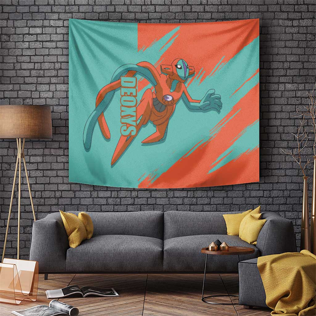 Deoxys - Pokenon Tapestry Anime Style