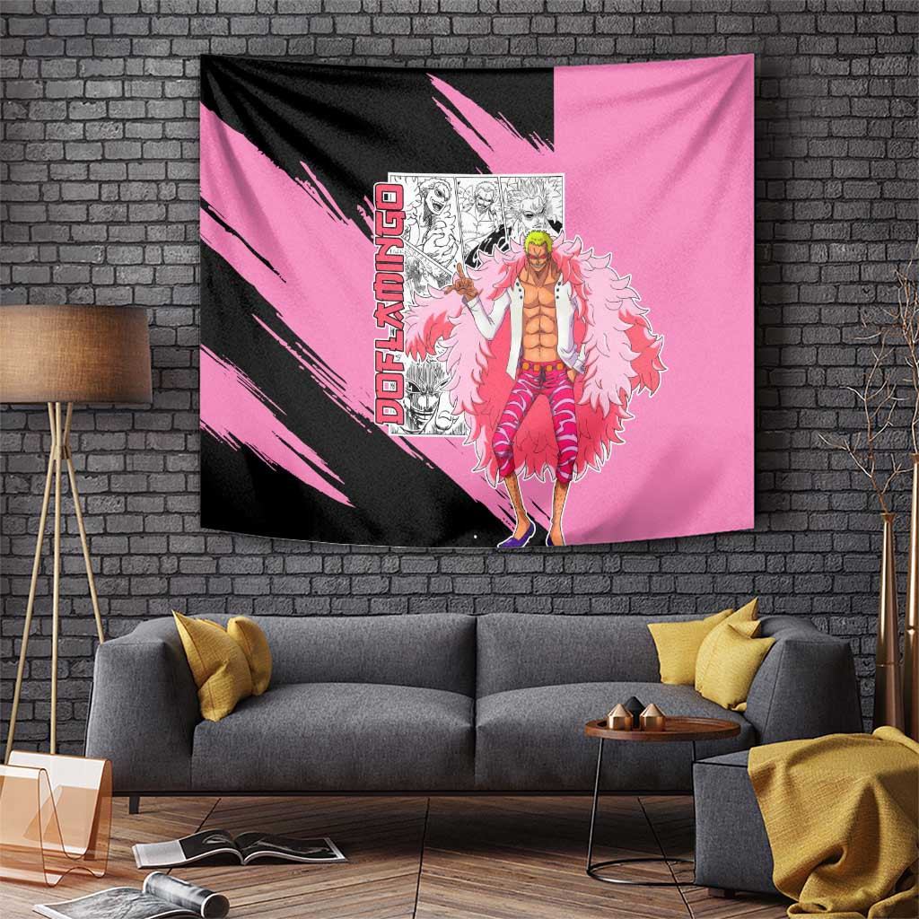 Doflamingo - One Piece Tapestry Anime Mix Manga Style