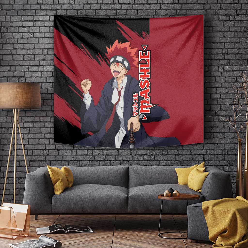 Dot Barrett - Magic And Muscles Tapestry Anime Style