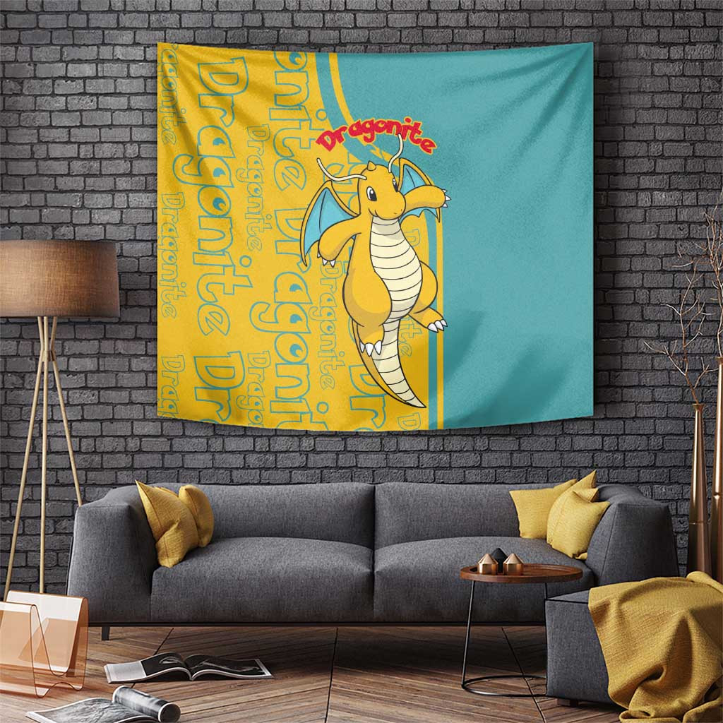 Dragonite - Pokemon Tapestry Anime Style