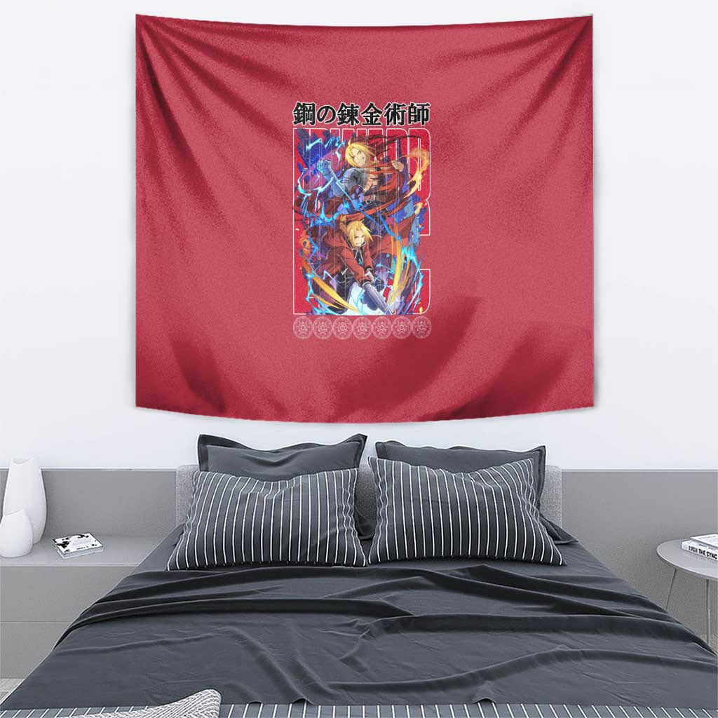 Edward Elric Fullmetal Alchemist Tapestry Anime Style