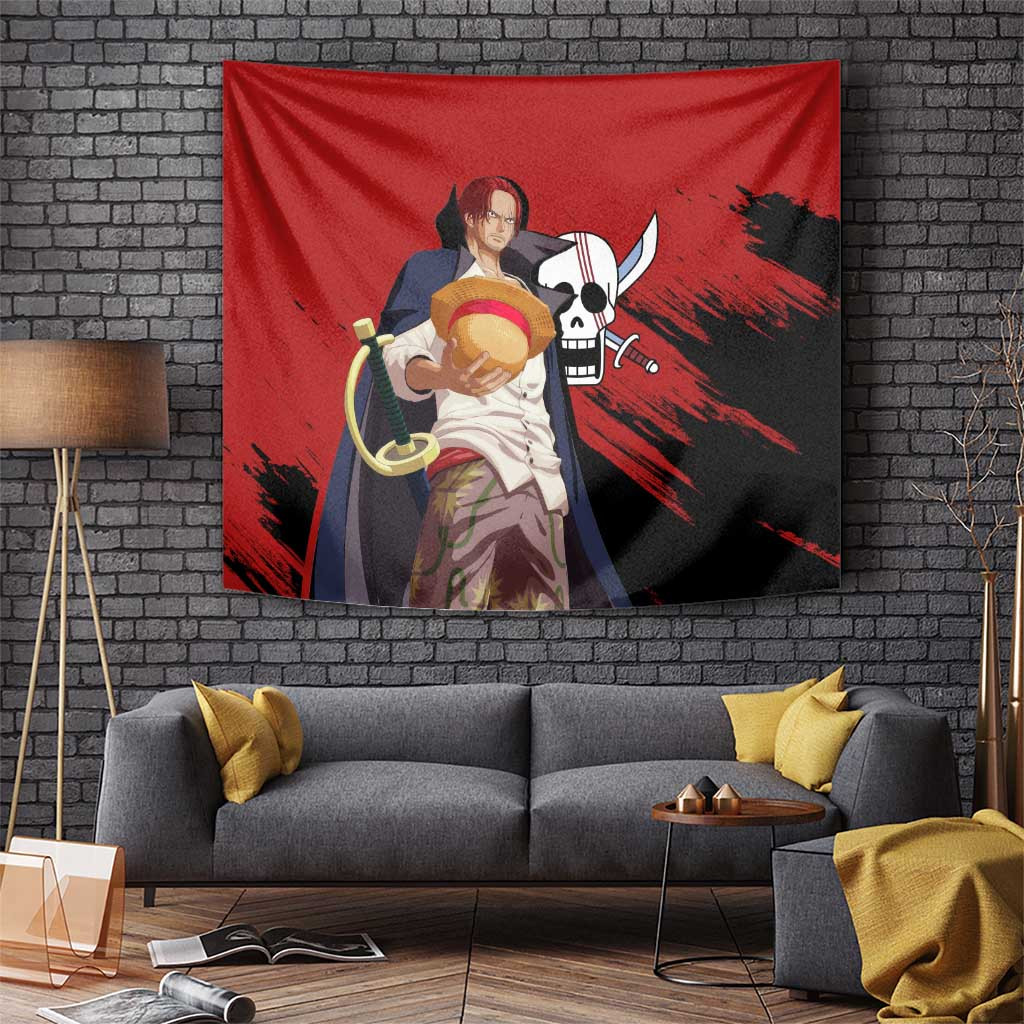 Emperor - Shank - One Piece Tapestry Anime Style