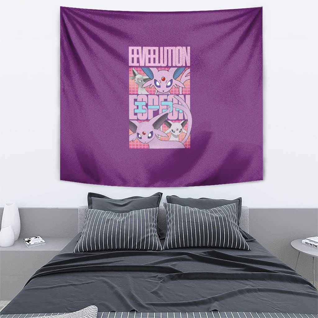 Espeon Pokemon Tapestry Anime Style