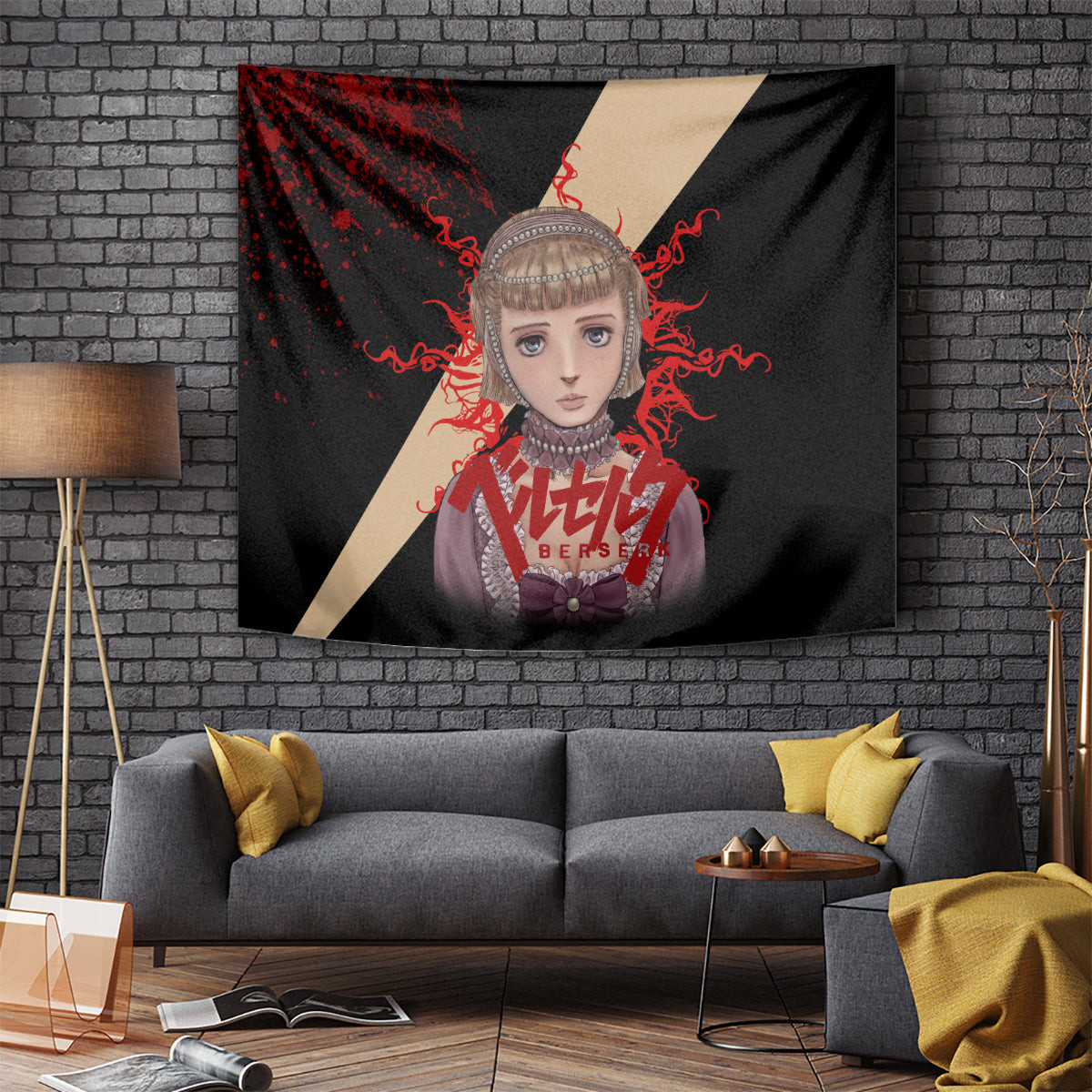 Farnese De Vandimion Berserk Tapestry Black Blood Style