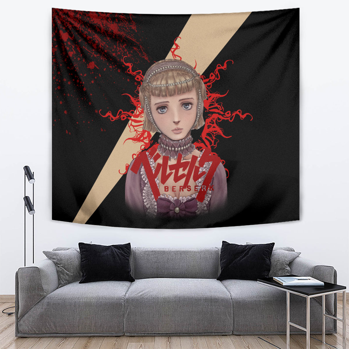 Farnese De Vandimion Berserk Tapestry Black Blood Style