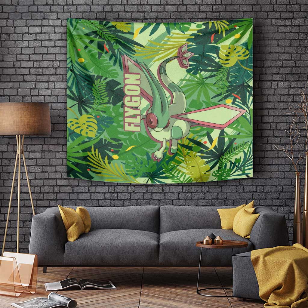 Flygon - Pokemon Tapestry Anime Style