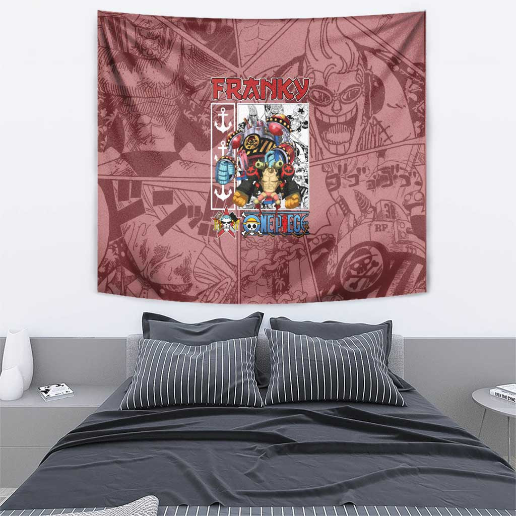 Franky One Piece Tapestry Anime Style