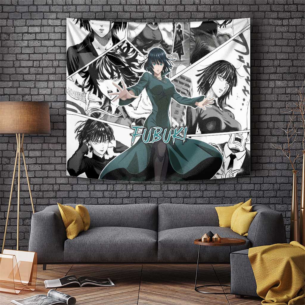 Fubuki - One Punch Man Tapestry Anime Mix Manga Style