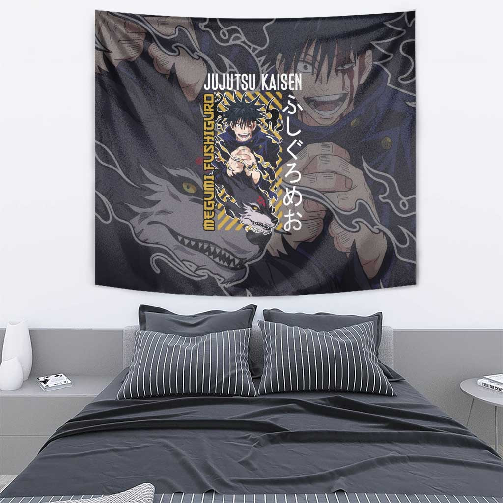 Fushiguro Megumi Jujutsu Kaisen Tapestry Anime Style