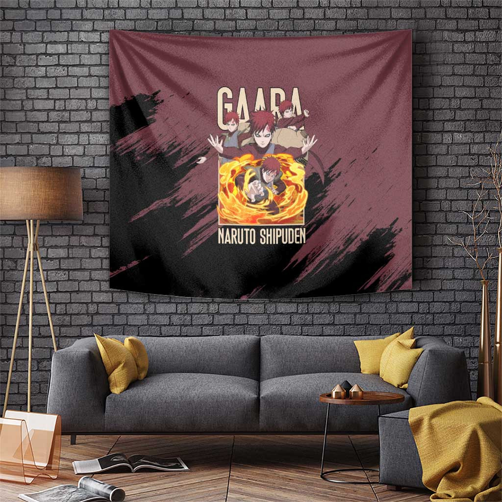 Gaara Naruto Shippuden Tapestry Anime Style