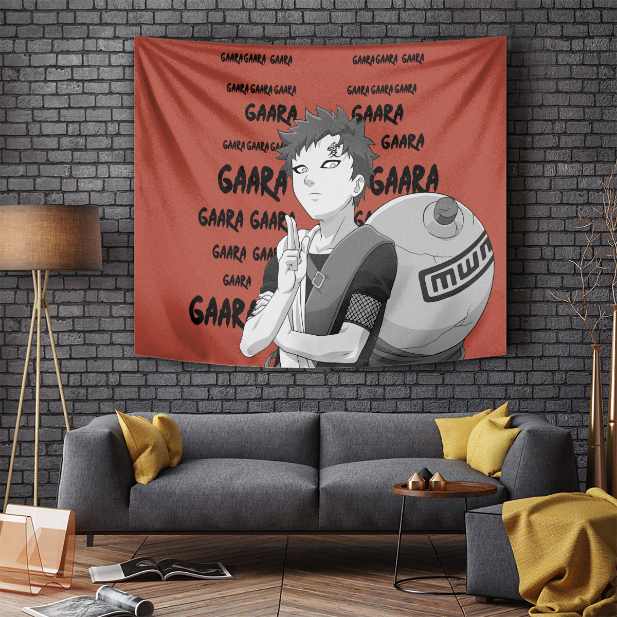 Gaara Style Manga Tapestry
