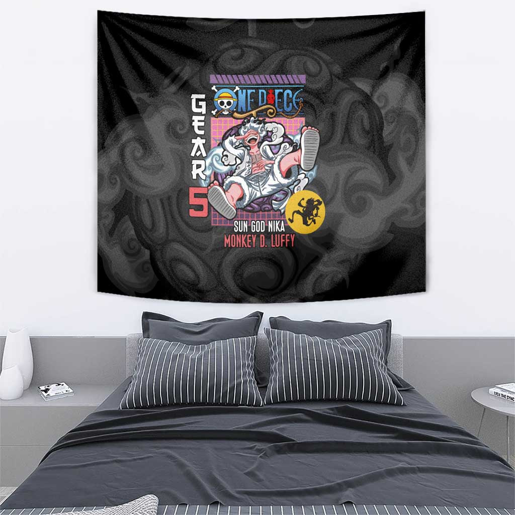 Gear 5th Luffy V3 One Piece Tapestry Anime Style