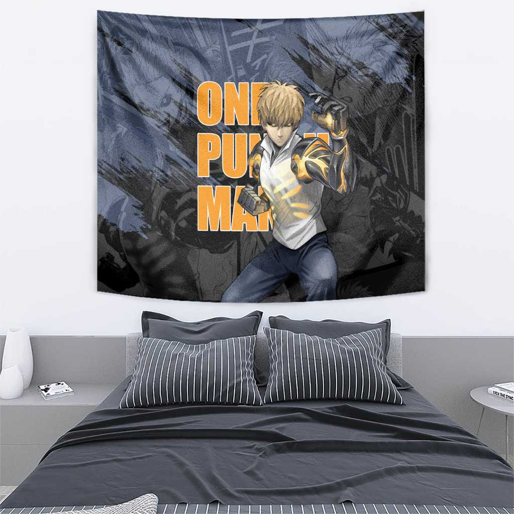 Genos - One Punch Man Tapestry Anime Style