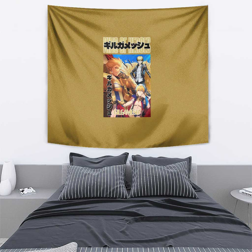 Gilgamesh Fate Series Tapestry Anime Style