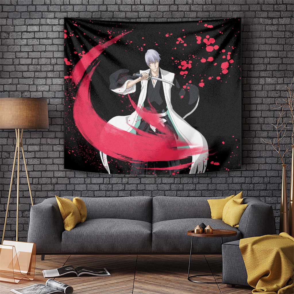 Gin Ichimaru - Bleach Tapestry Anime Style