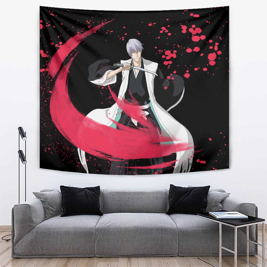 Gin Ichimaru - Bleach Tapestry Anime Style