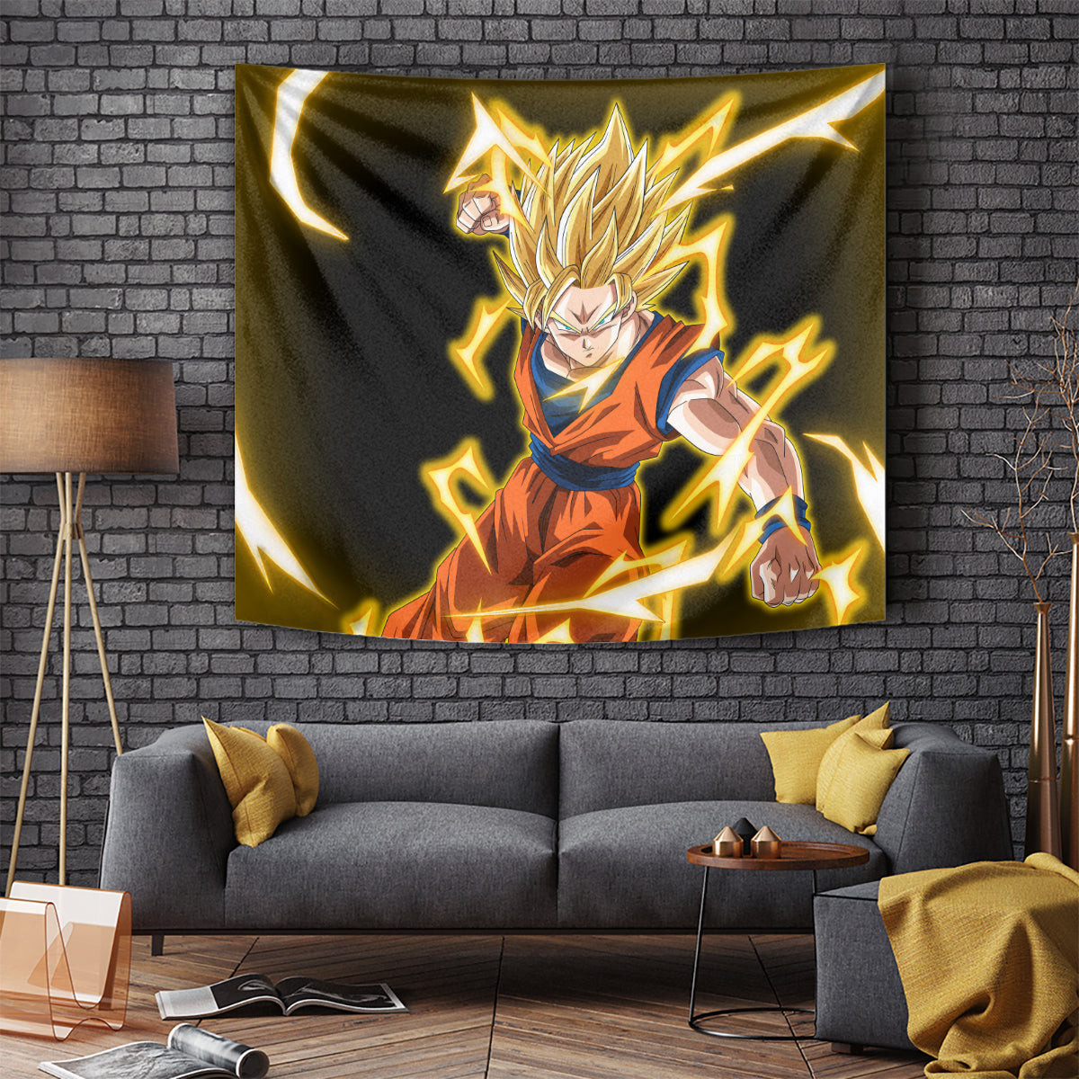Goku Super Saiyan Dragon Ball Tapestry