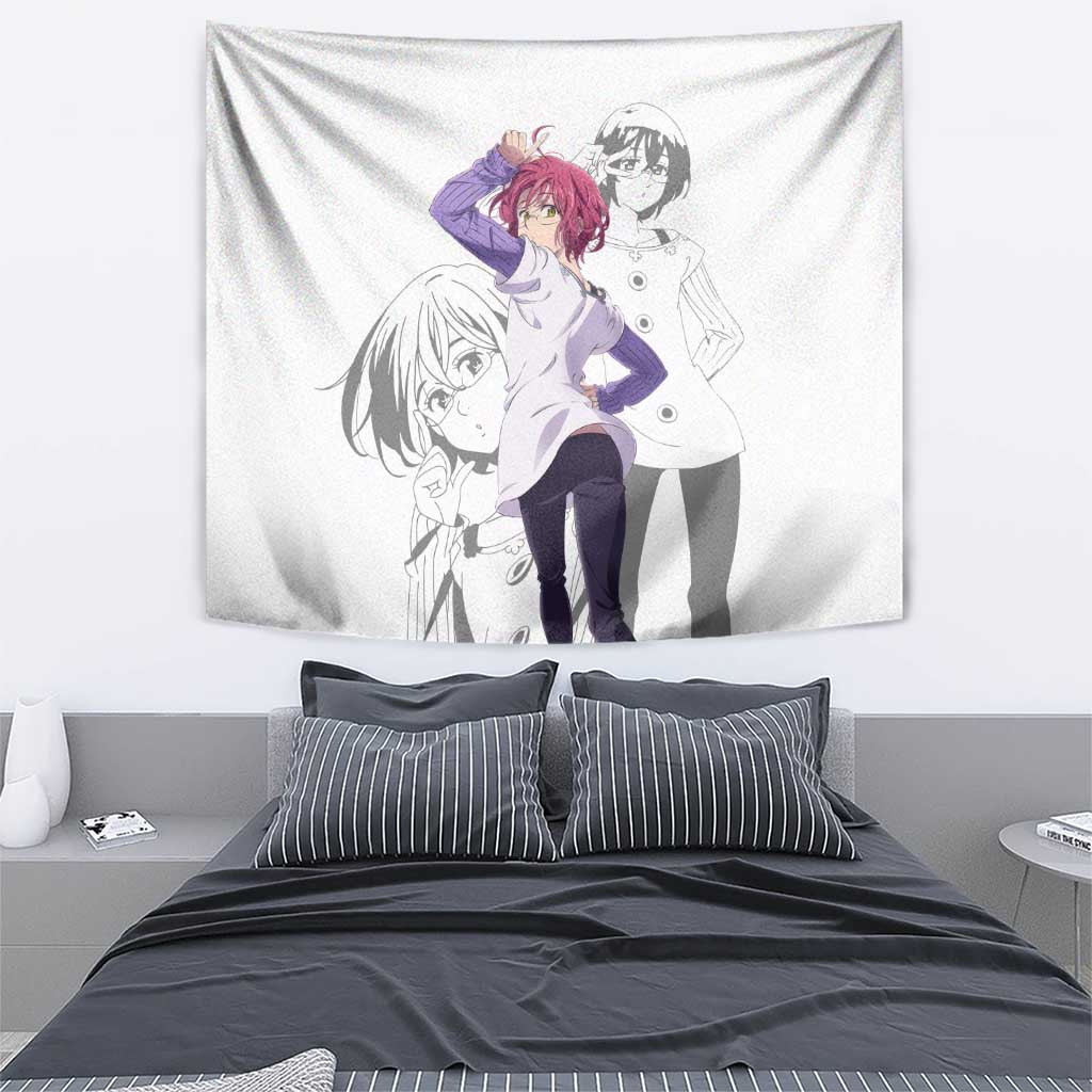 Gowther - Nanatsu No Tazai Tapestry Anime Mix Manga Style